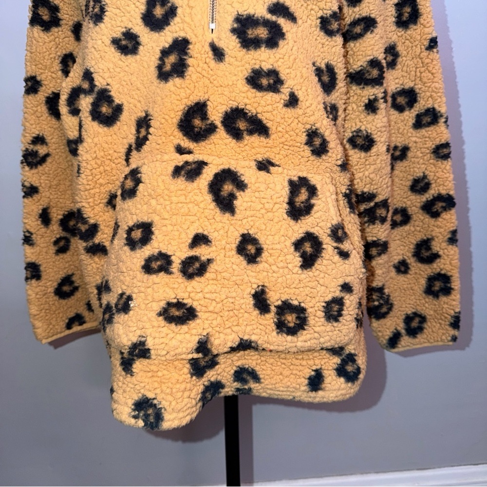 Style & Co Animal Print Half-Zip  Size XL - Picture 3 of 7